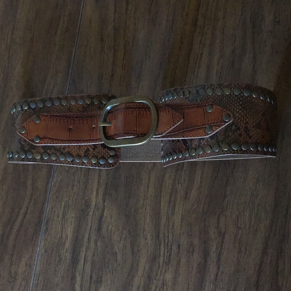 Snakeskin Fashion Belt